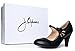 Mary Jane Pumps - Low Kitten Heels - Vintage Retro Round Toe Shoe With Ankle Strap - Pixie By J. Adams