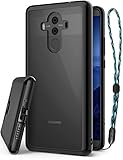 Huawei Mate 10 Pro Phone Case Ringke [FUSION] Crystal Clear Minimalist Transparent PC Back TPU Bumper [Drop Protection] Scratch Resistant Natural Shape Protective Cover for Mate10 Pro - Ink Black