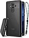 Huawei Mate 10 Pro Phone Case Ringke [FUSION] Crystal Clear Minimalist Transparent PC Back TPU Bumper [Drop Protection] Scratch Resistant Natural Shape Protective Cover for Mate10 Pro - Ink Black