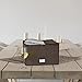 Richards Homewares Quilted Microfiber Wine Glass Goblets Storage Chest, Brown (Holds 12 Glasses)
