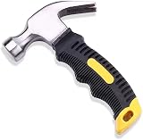 Kronmutou Portable Claw Hammer Stainless Steel Nail Puller Rubber Guard Random view 8