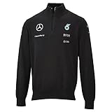 Mercedes AMG Petronas Black Team Zip Sweatshirt