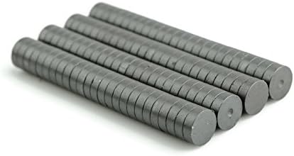 Infinity Magnet Ceramic Disc Magnets, Ceramic Industrial Magnets diameter 10 mm (0.393 inch) Round disc -Crafts project,Ferrite Magnets Bulk for Crafts, Science&hobbies - Grade 5-100 pcs/box!