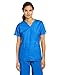 WonderWink Women's Peek-A-Boo Top, Royal, Small