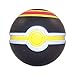 Pokemon Toy - Soft Foam Pokeball - LUXURY BALL (Black, Red & Yellow - 2.5 inch)