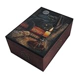 PTC 6.25 Inch Witching Hour Tarot Card Jewelry/Trinket Box Figurine