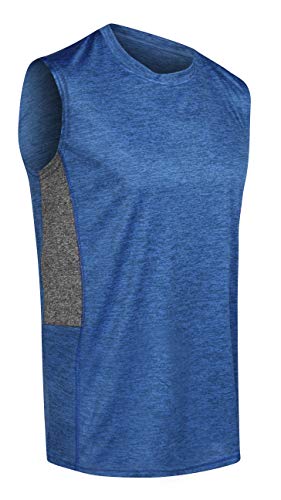 image for Real Essentials Men's Quick Dry Fit Dri-Fit Jersey Sleeveless Tank Top