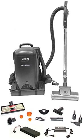 Atrix Cordless Rechargable Battery Powered Backpack Vacuum