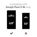Crave Dual Guard for Google Pixel 2 XL Case, Shockproof Protection Dual Layer Case for Google Pixel 2 XL - Slate