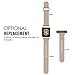 Newdora Apple Watch Band Series 1 Series 2, Soft Silicone Replacement Sports Band for 38mm Apple Watch 2015 & 2016 All Models, WALNUT