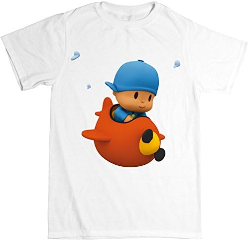 Pocoyo - Pilot Pocoyo Flying His Airplane 100% Cotton Toddler T-Shirt