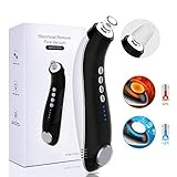 Lanccona Blackhead Remover, Blackhead Vacuum Electric Pore Vacuum with Upgrade Cold & Hot Compress, 3 Model IPL Beauty Lamp Technology, Pore Cleaner Acne Comedo Suction Removal Machine with 10 Probes