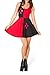 Zanuce Womens Sleeveless Floral Print Vintage Prom Dress(Harley Quinn),One Size