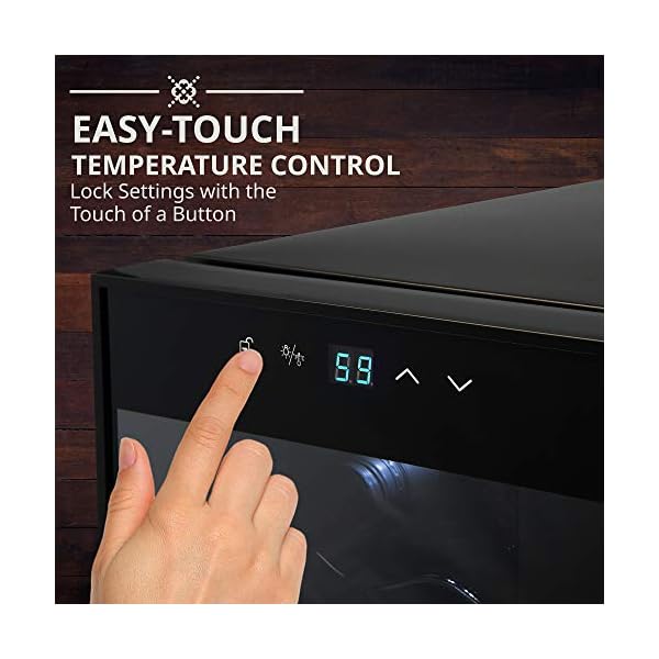 Ivation-24-Bottle-Compressor-Wine-Cooler-Refrigerator-wLock-Large-Freestanding-Wine-Cellar-For-Red-White-Champagne-or-Sparkling-Wine-41f-64f-Digital-Temperature-Control-Fridge-Glass-Door-Black