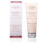 Clarins Gentle Foaming Cleanser with Shea Butter for Unisex, Dry/Sensitive Skin, 4.4 Ounce