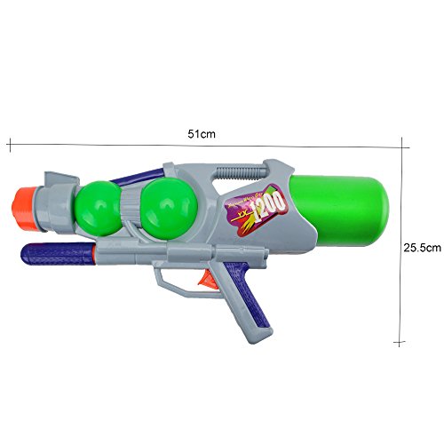 WISHTIME Super Blaster Water Pistol Gun Soaker Water Guns Big for Adult Aqua Blaster Soaker Water Squirt Gun for Kids Hot Summer Water Games 1200ml(Color May Vary) - Thumbnail 6