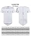 LILBETTER Mens Hipster Hip Hop Basic Longline Crewneck T-shirt Back Zipper Trim