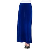 LEEBE Women and Plus Size Rushed Waist A-Line Casual Maxi Skirt (Small-5X)