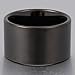 Men 14mm Big Tungsten Metal Ring Black Wedding Engagement Band Flat Top Pipe Cut Matte Finish Comfort Fit