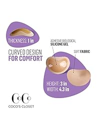 Vasos de sujetador adhesivo para escote de pecho