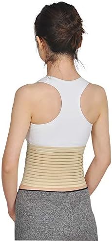 ZZYYZZ Ostomy Belt Belly Brace Binder Ostomy Help Girdle for Colostomy Bag with 3.14″ Stoma Opening Stop Parastomal Hernia,M