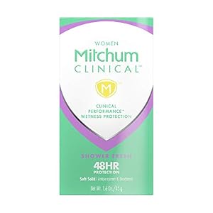 Image of Mitchum Women Clinical Soft Solid Antiperspirant Deodorant,Shower Fresh, 1.6oz.