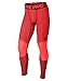 Nike Mens Hyperwarm Dri-Fit™ Max Compression 5 Quarter Tights Light Crimson/Hyper Orange MD
