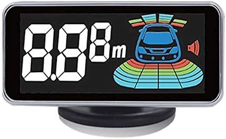 Amazon Co Jp 後付 リヤ コーナーセンサー クリアランスソナー 前後 6センサー 駐車補助 0 3 2m 液晶付 シルバー スポーツ アウトドア