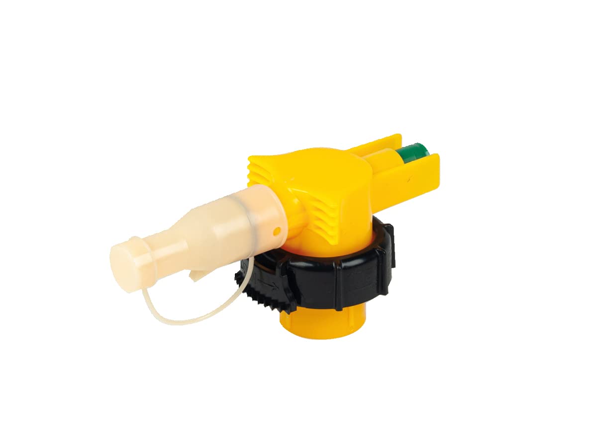 Ratioparts Liqui Flow Autostop No Spill Automatic Filling System for Fuel, Yellow, 14 x 3.5 x 8.5 cm