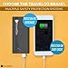 TravelGo Power Bank 10400mah, Certified Portable Travel Charger, Dual 2 USB Battery Pack, Carry Pouch Included, (Max 5V/2.1A Output, Li-Polymer) for iPhone 11 / XR / 8/7 / 6 / SE, Plus, Galaxy