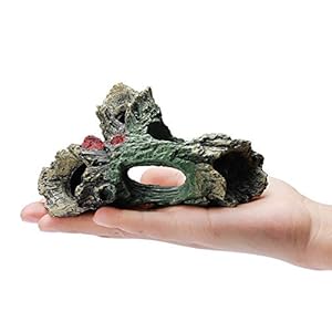 YOUTHINK Legni Arredo per Acquario,Acquario Legno Acquario Ornamento Artificiale Tronco in Resina Grotta per Acquario…