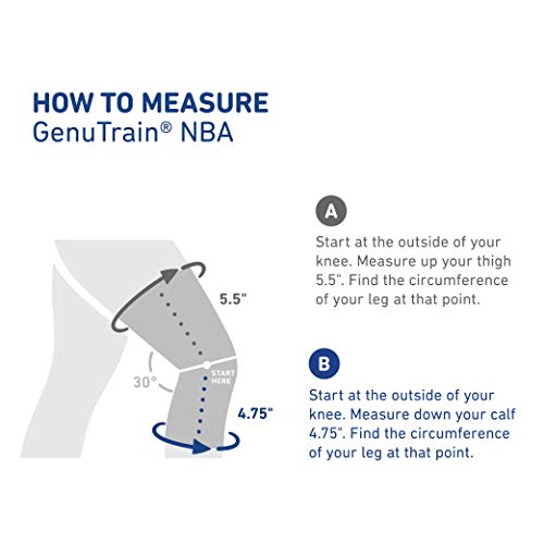 Bauerfeind GenuTrain NBA Knee Brace Basketball Support with Medical