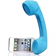 ENJOY-UNIQUE Wireless Retro Telephone Handset and Wire Radiation-Proof Handset Receivers Headphones for a Mobile Phone with Comfortable Call (Sky Blue)