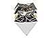 4-Pack Unisex Baby Toddlers Bandana Drool Bibs with Snaps 100% Soft Organic Cotton Unique Shower Gift Set Super Absorbent for Teething Feeding Fashion Adjustable (H)