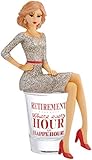 Hiccup by H2Z 73704 Retirement Girl in Shot Glass, 5-3/4-Inch High