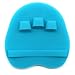 INNERNEED Food-grade Silicone Body Cleansing Brush Shower Scrubber Gentle Exfoliating Glove, for Sensitive, Delicate, Dry Skin (Blue)