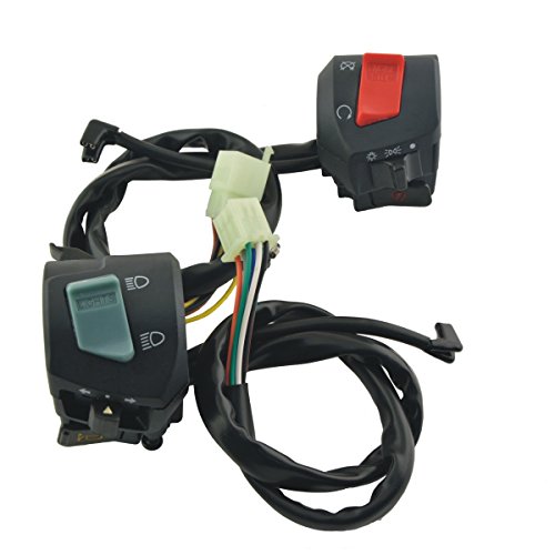 Oda Motor Headlight Switch Button 1pair MP-1504254 12V Motorcycle Bicycle Handlebar Mounting Switch Button for LED Headlight