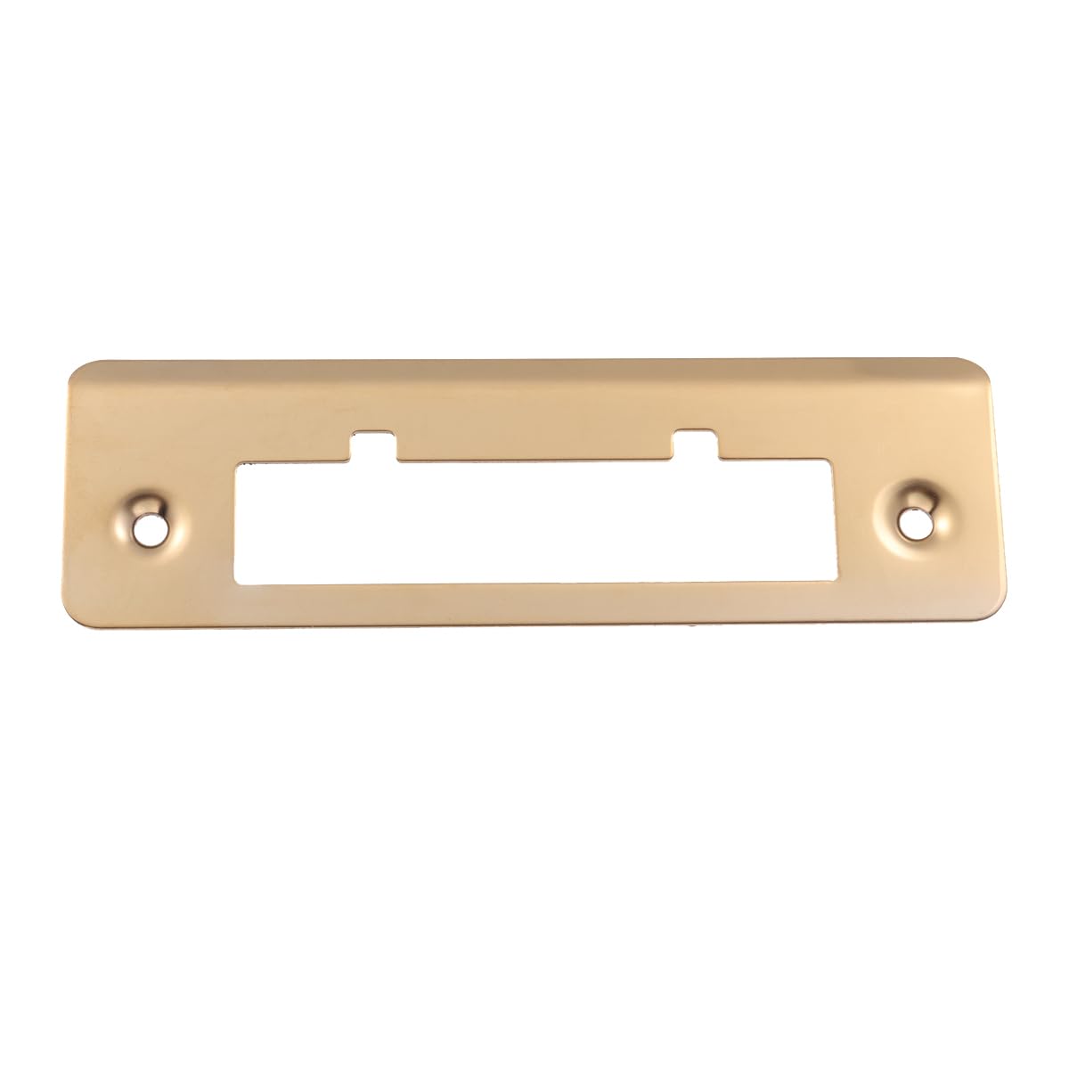 DOITOOL Stainless Steel Door Lock Plate Door Strike Plate for Home Use, Golden