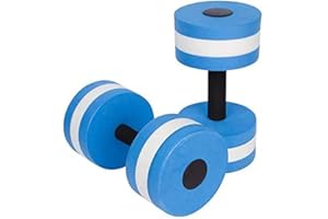 Eanpet Sports Water Weights for Pool Exercise Water Aerobics Equipment Combo Set High Density Aquatic Exercise Dumbbells Aqua Pool Fitness