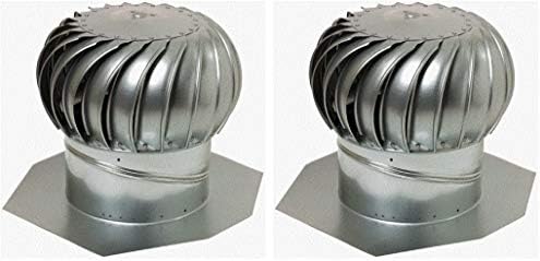 Lomanco GT-12 Galvanized Turbines (Тwо Расk)