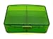 PuTwo Pill Organizer with 6 Large Compartments, Portable Pill Divider for Vitamin, Fish Oil and Supplements-Green
