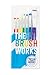 Ooly Lil' Watercolor Paint Brush with Assorted Sizes - Set of 7, Nylon Ombre Tip Brushes for Gradient Color, Paint Brushes for Kids & Children, Back to School Supplies