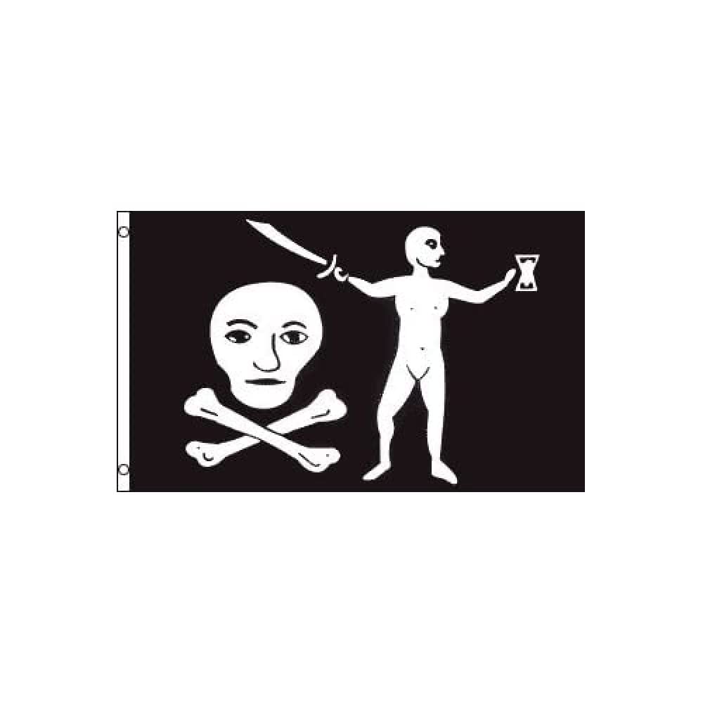 AZ FLAG - Pirate Dulaien Flag - 3x5 Ft - 100D Polyester Skull Pirates Banner with Two Metal Grommets - Fade Resistant - Vivid Colors - 3' x 5' Feet - 150x90 Cm