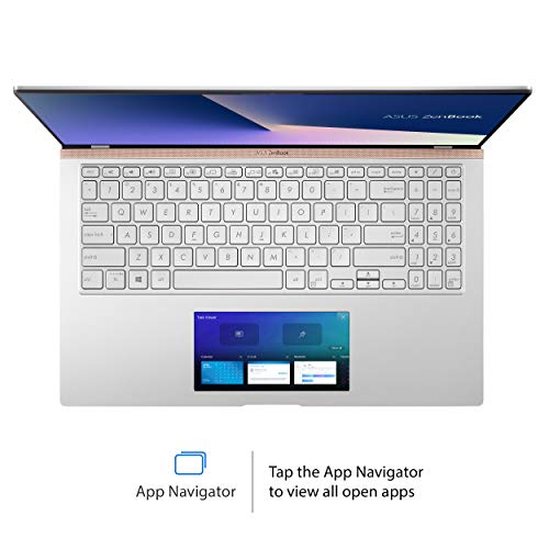 ASUS UX534FTC-AS77 ZenBook 15 Laptop, 15.6 UHD 4K NanoEdge Display, Intel Core i7-10510U, GeForce GTX 1650, 16GB, 512GB PCIe SSD, ScreenPad 2.0, Amazon Alexa Compatible, Windows 10, Icicle Silver