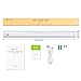 Tap Lights, OxyLED USB Rechargeable Dimmable 20-LED Wireless Mirror Lights, Portable Vanity Lights Night Light Bar with Touch Sensor, Safe Lights for Hallway, Bathroom, Bedroom, Kitchen