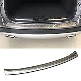 Beautost Fit for Infiniti New QX50 2019 Rear Outside Bumper Sill Plate Guard Cover Trim Stainless Steel