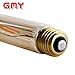 GMY Lighting Tubular T10 Filament Bulb Vintage Style Edison Led Light Bulb Dimmable 7.5