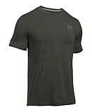 Under Armour Men's Charged Cotton Sportstyle T-Shirt, Artillery Green Medi /Tan Stone, X-Large