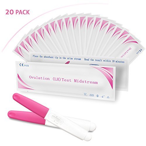 20 Ovulation (LH) Tests Pen - Midstream Test Sticks, Clear & 99% Accurate by Sinsun