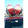 FOLD-DOWN-Double-Satin-Black-Kayak-Roof-Mounted-J-Style-Carrier-Rack-by-Packem-Racks